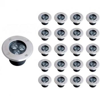 Foco LED IP65 Exterior 3W 80° Pack 20 – Silamp