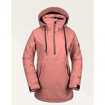 Malvenfarbener Volcom Damen Over-Pull mit Gore‑P/Over, M
