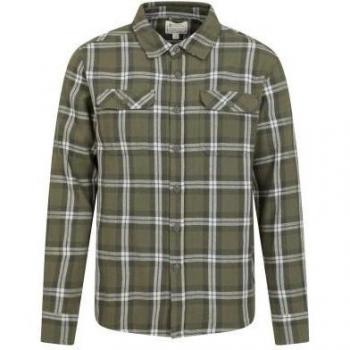 Camicia uomo verde quadrato CW