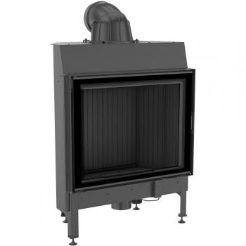Chimenea KRATKI NADIA 13 kW Ø 200 mm, Salida Polvo Lado Izquierdo, Thermotec Negro