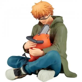 Estatua 9 cm Denji Y Pochita Chainsaw Man Banpresto