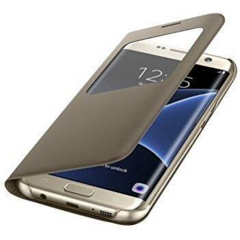 Samsung EF-CG935PFEGWW Gold S7 Edge S View Case