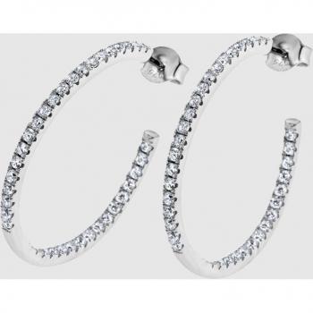 Pendientes de Plata Time Road WS01356