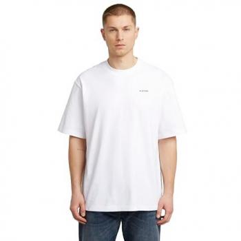 Camiseta G‑Star Boxy Base, Color Blanco, Talla L