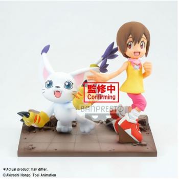 Banpresto Hikari e Tailmon Figura Digimon Adventure Archives