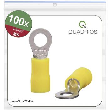 Tacos de anillo parcialmente aislados M5 4-6 mm² 100 pcs