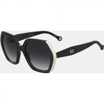 Carolina Herrera Unisex Black Sunglasses, Size: 55 MM