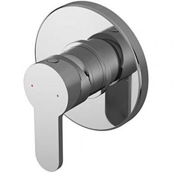 Nuie Arvan Chrome Manual Concealed Shower Valve with Lever Handle