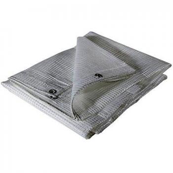 Telo occhiellato retinato 3x4 m trasparente