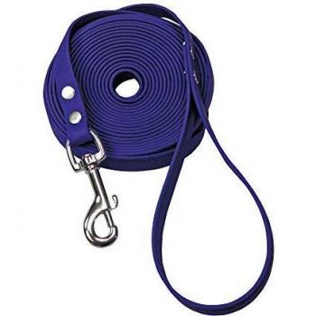 Wetterfeste Biothane Schleppleine mit Handschlaufe, 10 m / 16mm