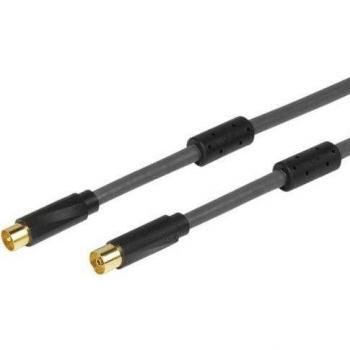 Vivanco Cable coaxial SI CPCS 15 (110 dB, 1,5m, blindado con 3 Capas)