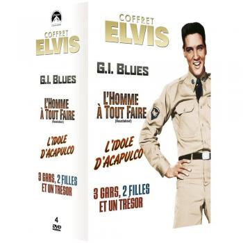 Paramount Coffret Elvis : G.I. Blues + L'homme À Tout Faire + L'idole D'acapulco + 3 Gars, 2 Filles Et Un Trésor