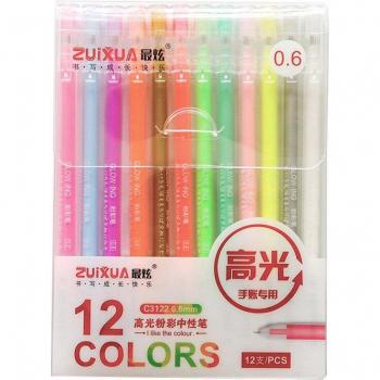 Hethrone 12pcs Shining Gel Pen Set