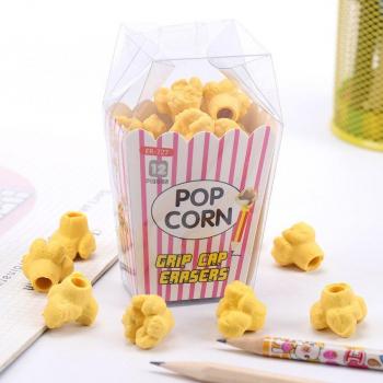 Lovely Popcorn Pencil Erasers