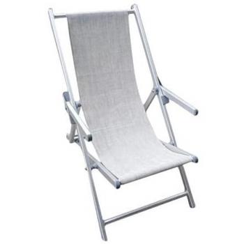 Playaness Sedia Sdraio Lido Aluminium Ketch Grey
