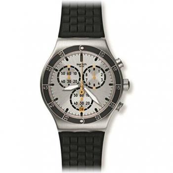 Silicone Strap Irony Chrono High‑End Watch