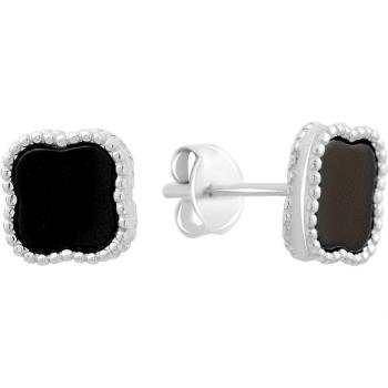 Orecchini d'argento con onice naturale