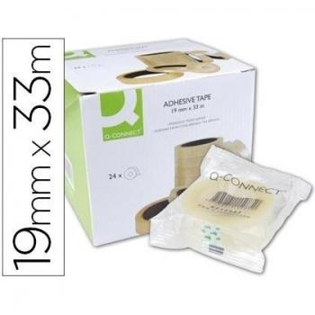 Cinta adhesiva 33 mt x 19 mm Q-Connect