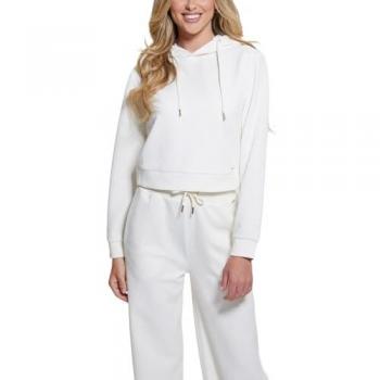 Guess Peony Logo Damen Sweatshirt Beige Regular Fit