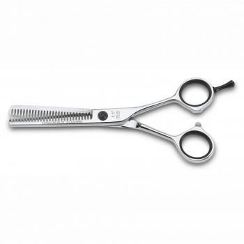 Tijeras de Entresacar 28/5,5″ – 3 Claveles Azabache