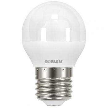 Bombilla LED Esférica 5W Frío 4000K E27 500Lm ROBLAN