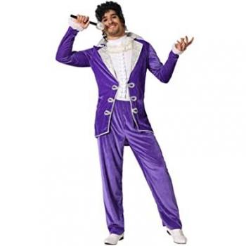 Disfraz Morado de Estrella del Rock para Adultos Talla M