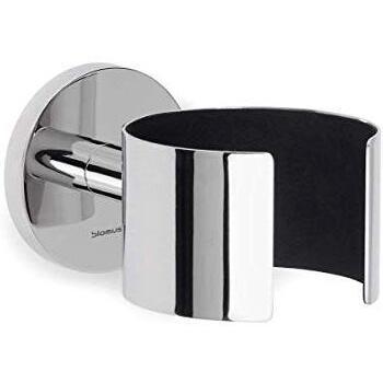 Polierter Edelstahl‑Fönhalter Blomus 68532 – Modell Nexio, 8,5 × 13 × 7,1 cm