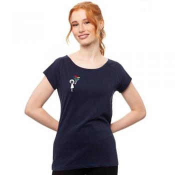 Be nice! Cap Sleeve Dunkelblau