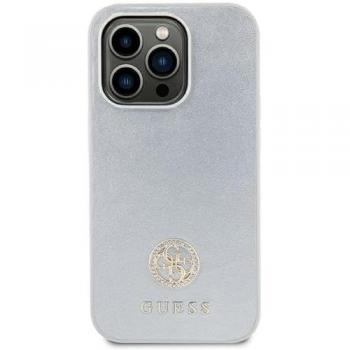 Custodia premium Guess iPhone 15 Plus 6,7 Argento, design elegante con strass