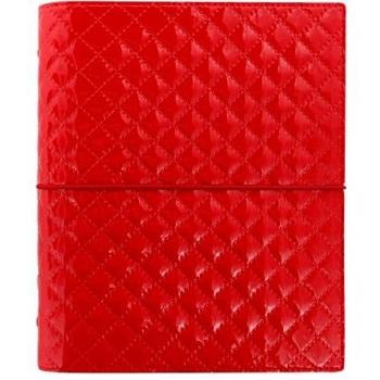 Domino Luxe A5 Organiser in Red by Filofax