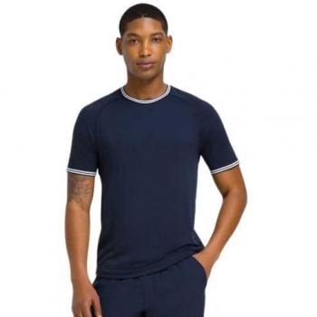 Wilson Dark Blue Court Performance Crew Shirt L