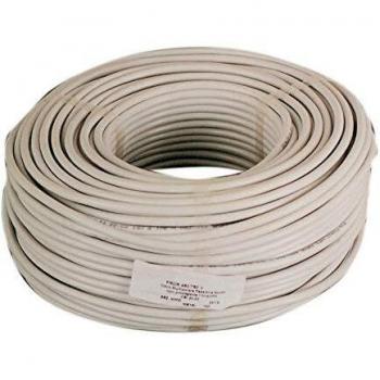 Câble tripolaire H05VV-F 3x1 mm blanc 100 mètres