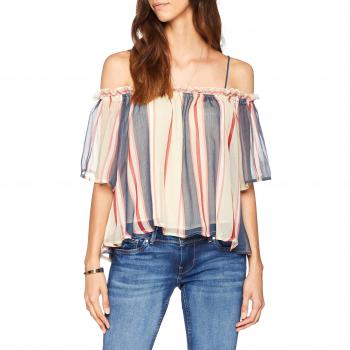 Pepe Jeans Venetia, Blouse Femme, Multi Bleu 0aa