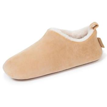 Chaussons Isotoner Femme Semelle Antidérapante Beige