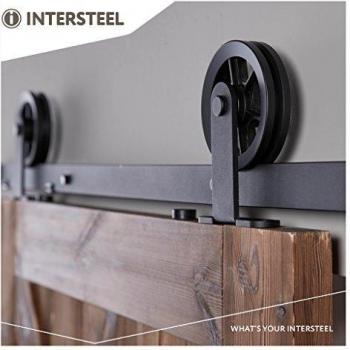 Sistema scorrevole Intersteel 450120 con peso 100kg, lunghezza 2000mm, colore nero HLT 38-40mm