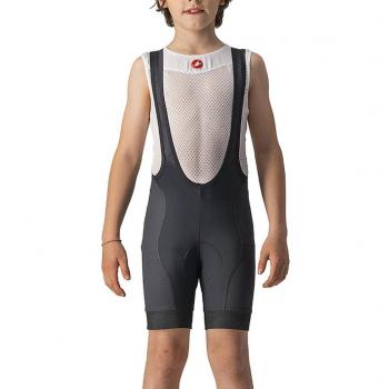 Castelli Kinder Radhose Competizione Schwarz
