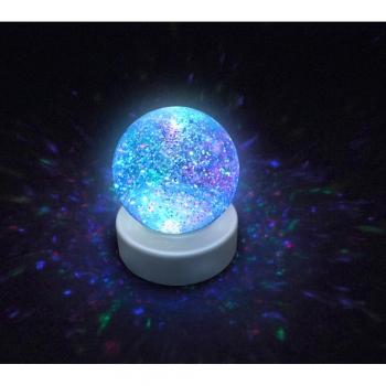Calming Autism Sensory Glitter Globe with Color Changing LED