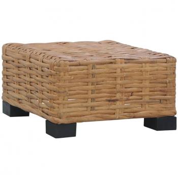 Vidaxl mesa de centro ratán natural 47x47x28 cm