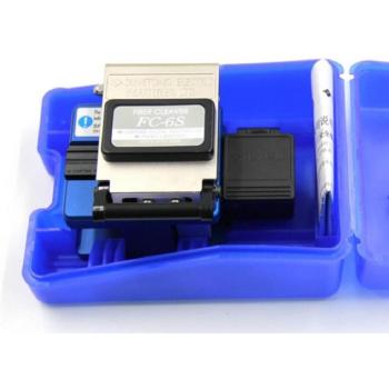 Optical Fiber Cleaver FC-6S with Fiber Scrap Collection