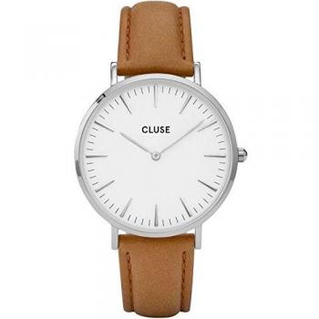 CLUSE Ladies Classic Watch with Leather Strap