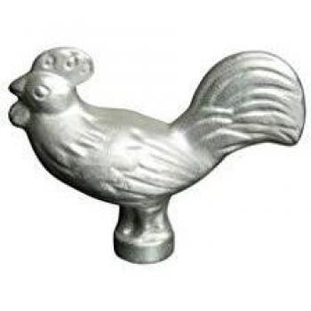 Cute Chicken Pot Handle by Staub – Silver Edition