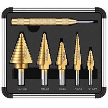TackLife Automatic Center Punch Step Drill