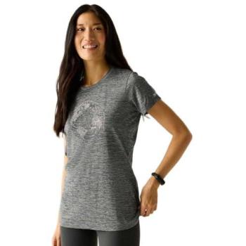Short Sleeve Fingal Graphic T-Shirt – Regatta Women’s, Mid Grey, Size 18