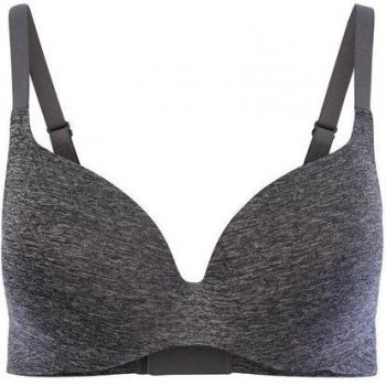 Royal Lounge Grey Nylon Sport Bra