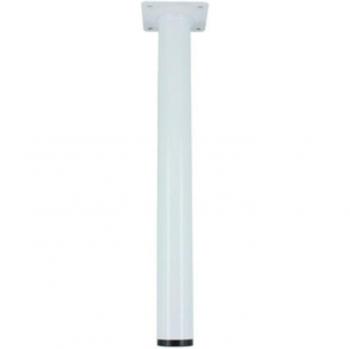 4 Pieds d'acier 30x100mm couleur blanc
