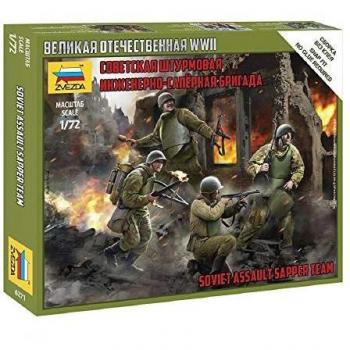 Modello 1/72 Genieri d'Assalto Sovietici Zvezda
