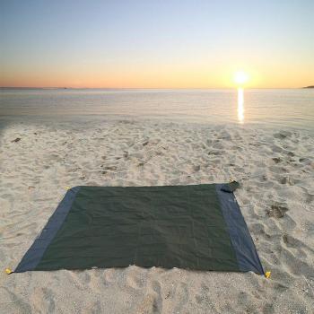 Colchoneta de playa con bolsillo 2x2,1 m