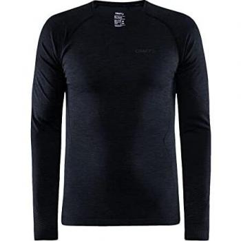 Craft Core Dry Active Comfort Men's Long Sleeve Baselayer (Size: L, Color: Black)
