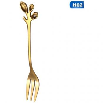 Elegant Leaf Coffee Spoon