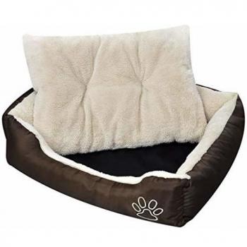 XL Warm Dog Bed with Padded Cushion from VidaXL